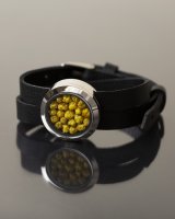Bracelet with yellow diosmi